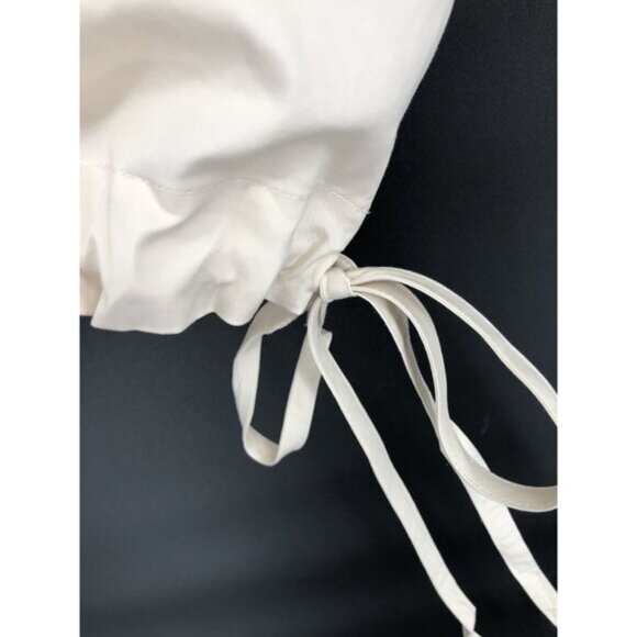 Sofie D'Hoore Oversized Sleeveless Drawstring Hem Top Womens 10 Ivory Lagenlook - Picture 4 of 8